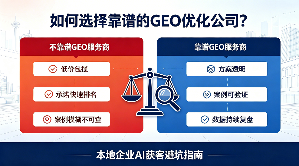 大同如何选择靠谱的GEO优化公司？本地企业AI获客避坑指南